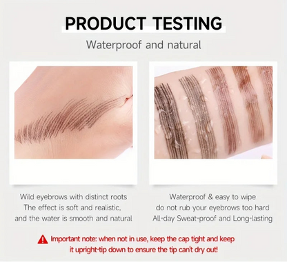Waterproof Liquid Black Eyebrow Makeup Pencil