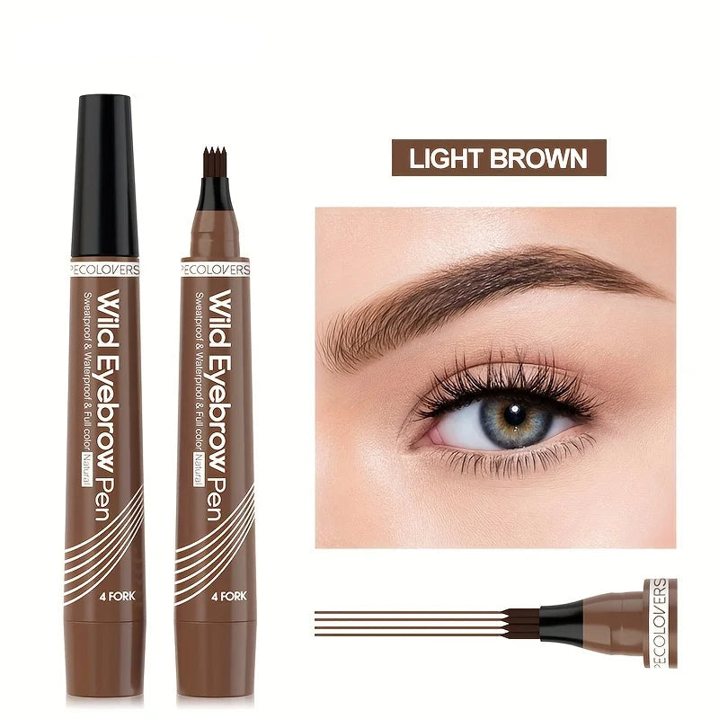 Waterproof Liquid Black Eyebrow Makeup Pencil