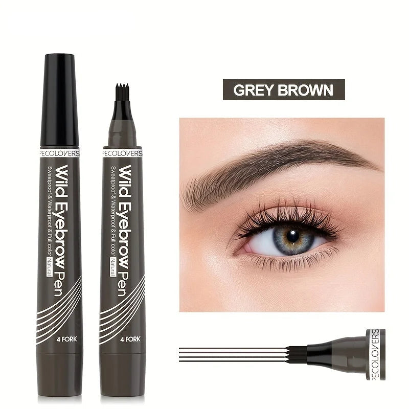 Waterproof Liquid Black Eyebrow Makeup Pencil
