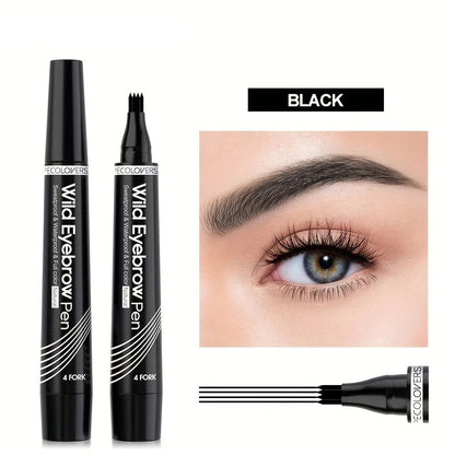 Waterproof Liquid Black Eyebrow Makeup Pencil