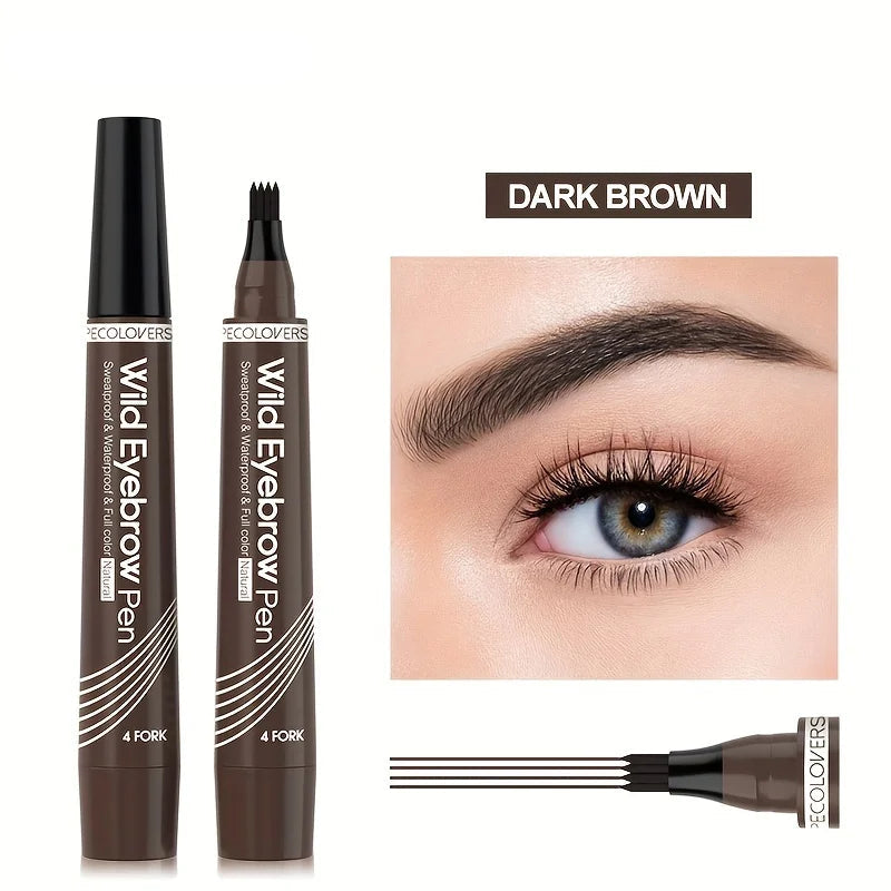 Waterproof Liquid Black Eyebrow Makeup Pencil